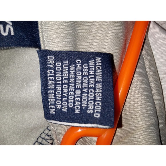 DALLAS COWBOYS Blue & Gray NFL TRACK JACKET~Men's Large Tall Varsity Zip - Picture 9 of 11